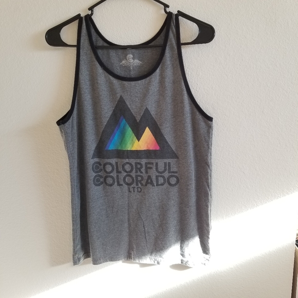 Colorful Colorado mountain tank top - Picture 2 of 6